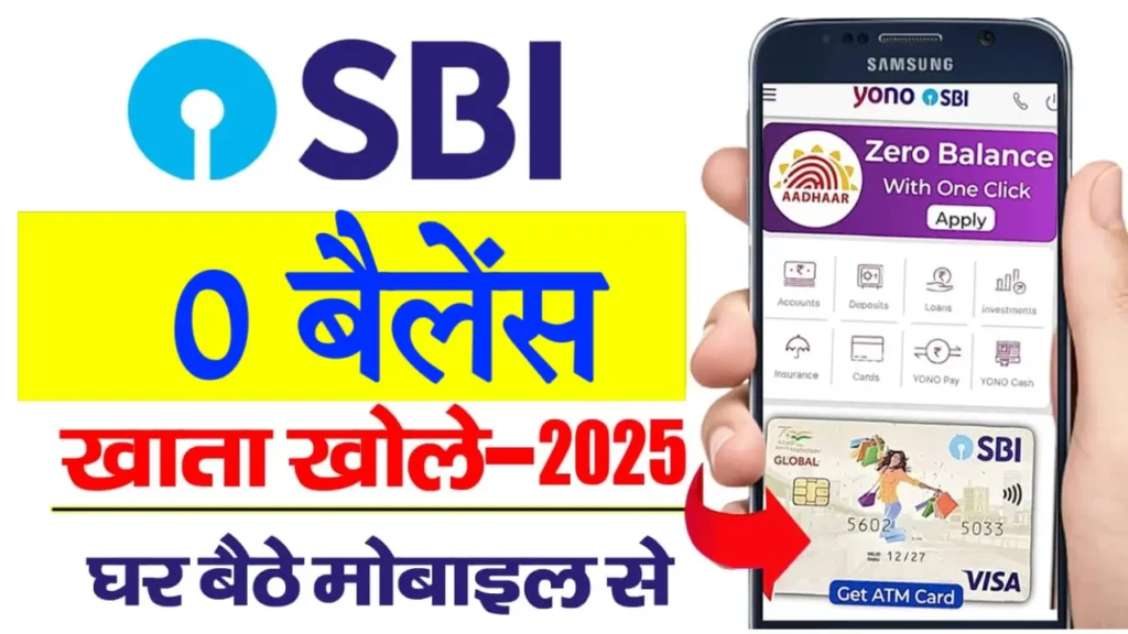 Zero Balance Account Opening Online SBI